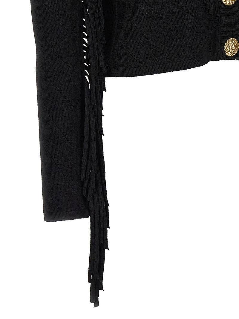 Balmain Fringed Cardigan - Women - Piano Luigi