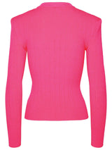 Balmain Fuchsia Viscose Blend Sweater - Women - Piano Luigi