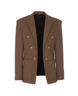 Balmain Houndstooth Coat - Men - Piano Luigi