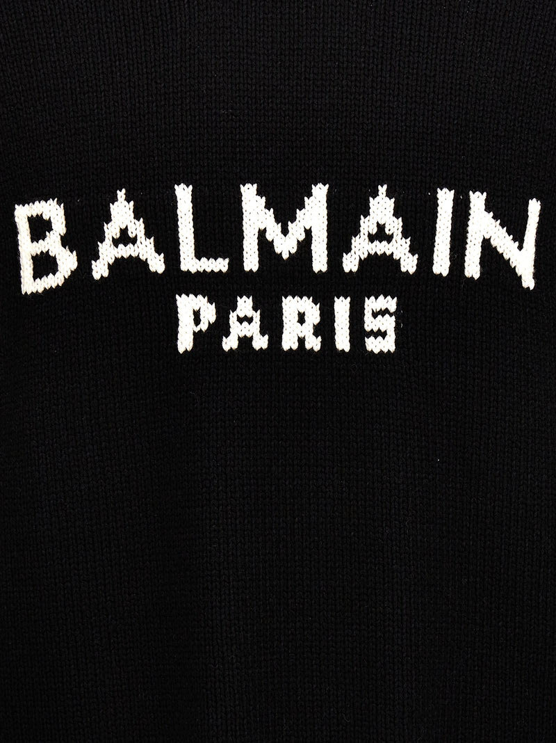 Balmain Jacquard Logo Sweater - Men - Piano Luigi