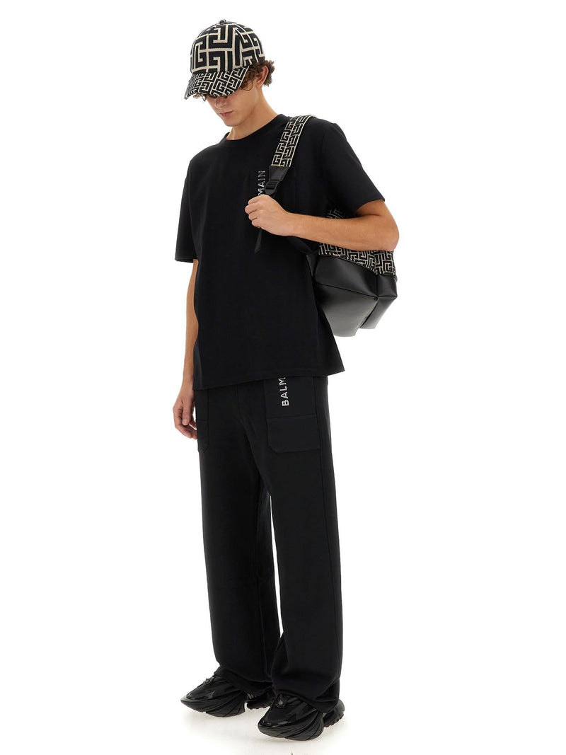 Balmain Jogging Pants With Logo - Men - Piano Luigi