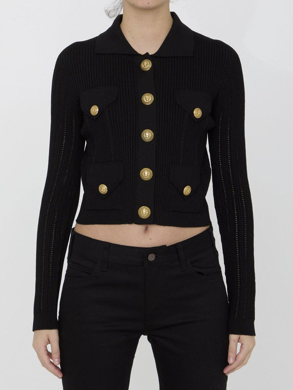 Balmain Knit Buttoned Cardigan - Women - Piano Luigi