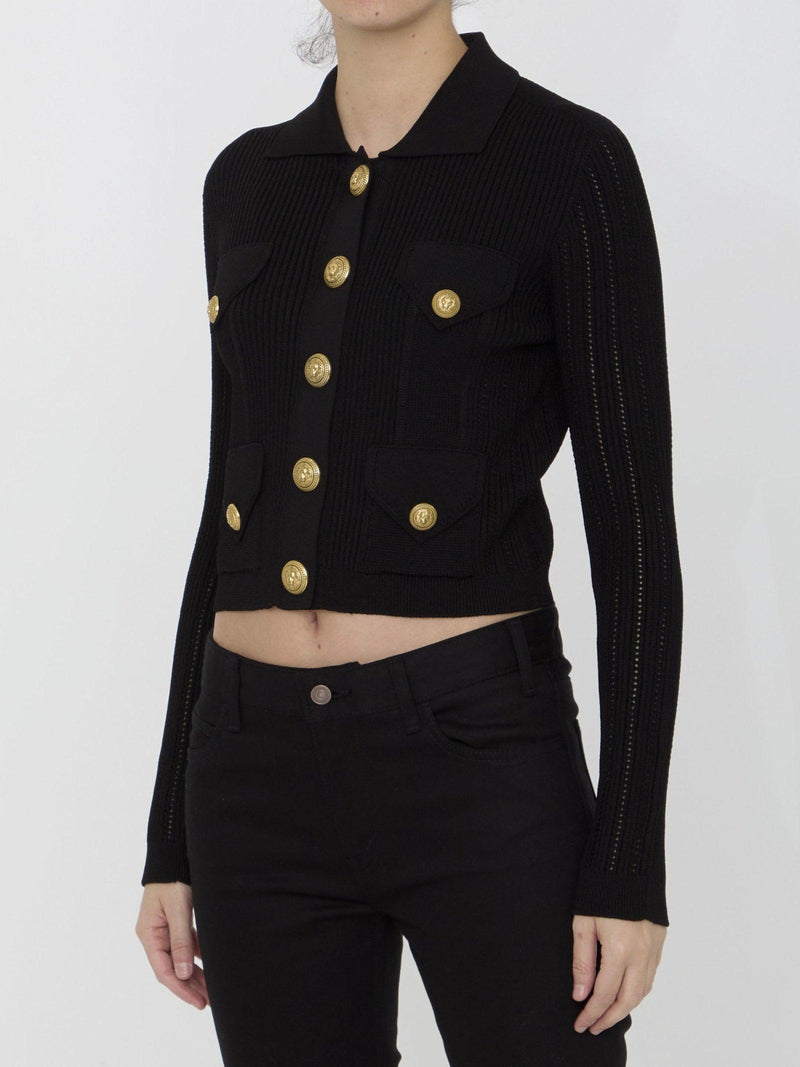 Balmain Knit Buttoned Cardigan - Women - Piano Luigi