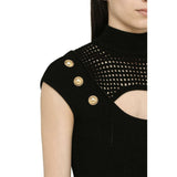 Balmain Knitted Sheath Dress - Women - Piano Luigi