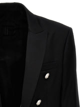 Balmain Logo Button Blazer - Men - Piano Luigi