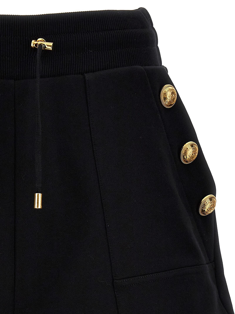 Balmain Logo Buttons Shorts - Women - Piano Luigi