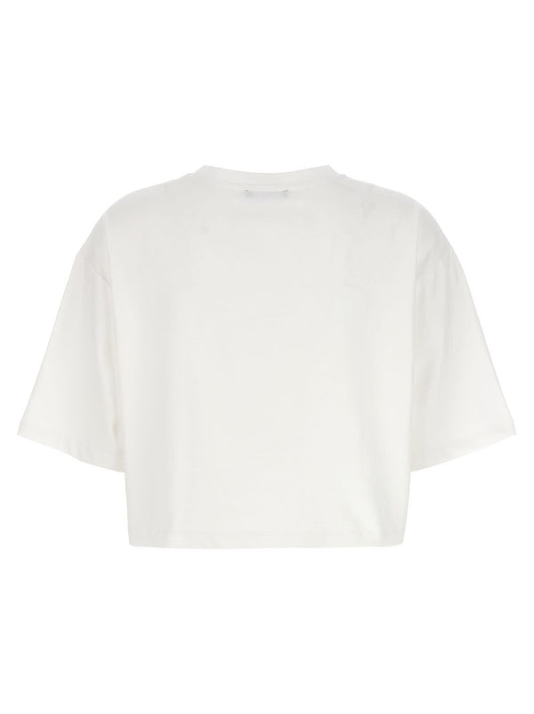 Balmain Logo Cropped T-shirt - Women - Piano Luigi