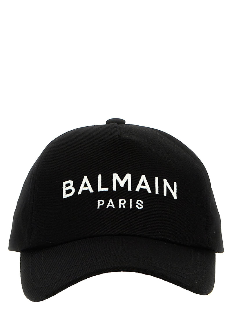 Balmain Logo Embroidery Cap - Women - Piano Luigi