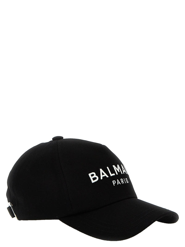 Balmain Logo Embroidery Cap - Women - Piano Luigi