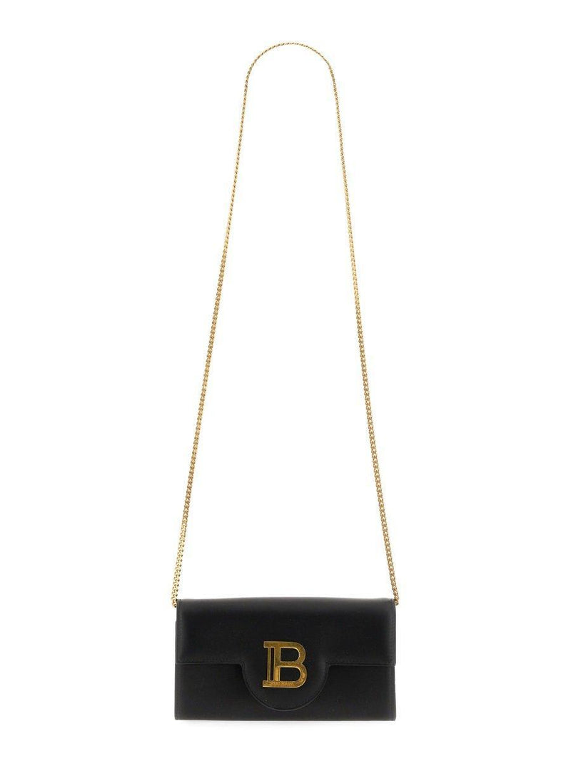 Balmain Logo-plaque Foldover Top Crossbody Bag - Women - Piano Luigi