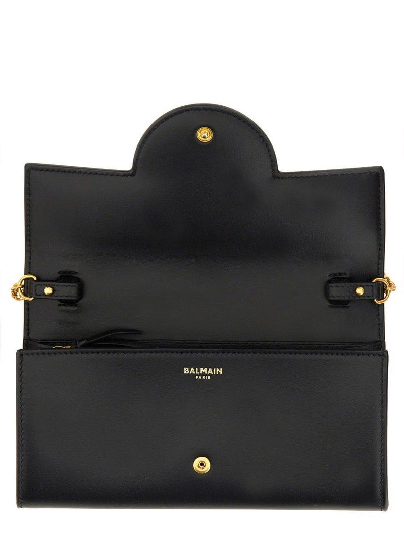 Balmain Logo-plaque Foldover Top Crossbody Bag - Women - Piano Luigi