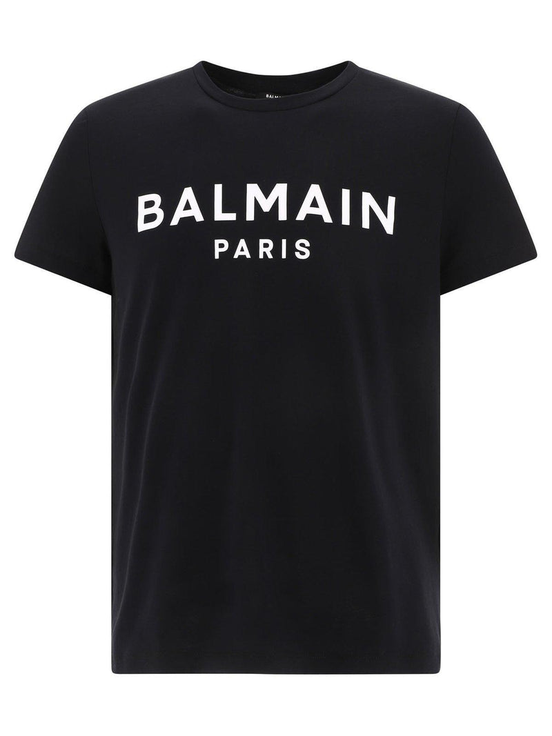 Balmain Logo Printed Crewneck T-shirt - Men - Piano Luigi