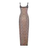 Balmain Long Strappy Knit Dress - Women - Piano Luigi