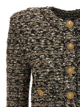 Balmain Lurex Tweed Jacket - Women - Piano Luigi