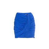 Balmain Mini Draped Skirt - Women - Piano Luigi