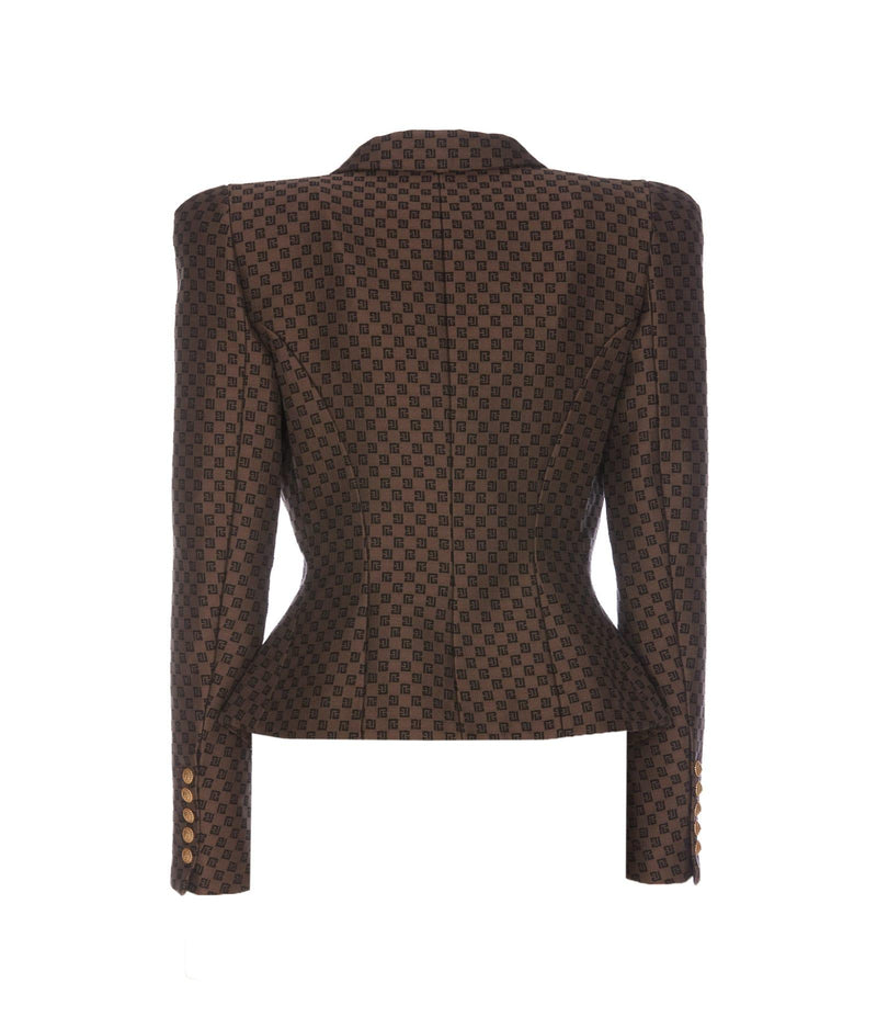 Balmain Mini Monogram Jacket - Women - Piano Luigi