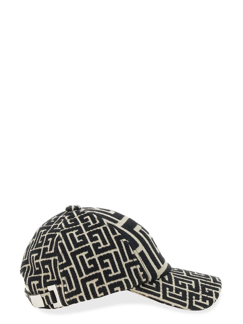 Balmain Monogram Baseball Hat - Men - Piano Luigi