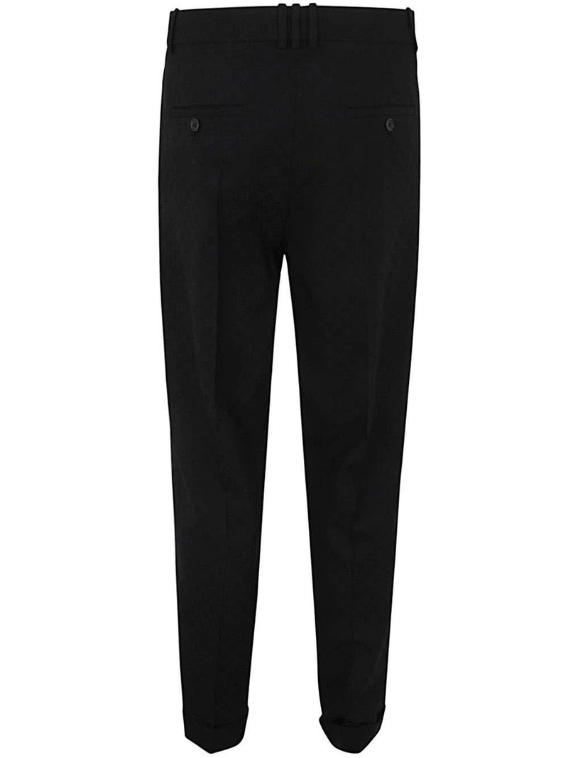 Balmain Monogram Jacquard Straight Wool Pants - Men - Piano Luigi