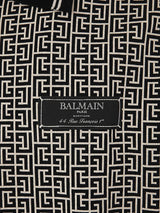 Balmain Monogram Jacquard Zipped Polo - Men - Piano Luigi