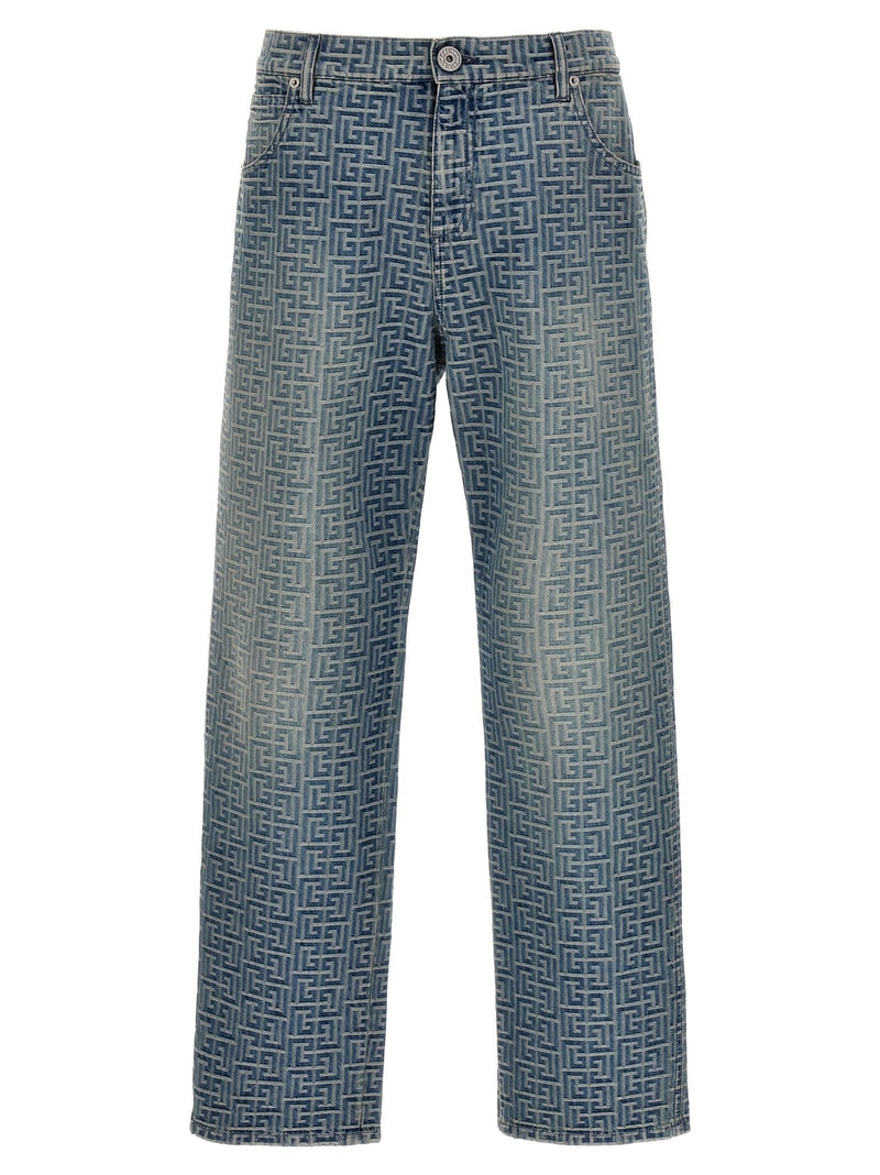 Balmain monogram Jeans - Men - Piano Luigi