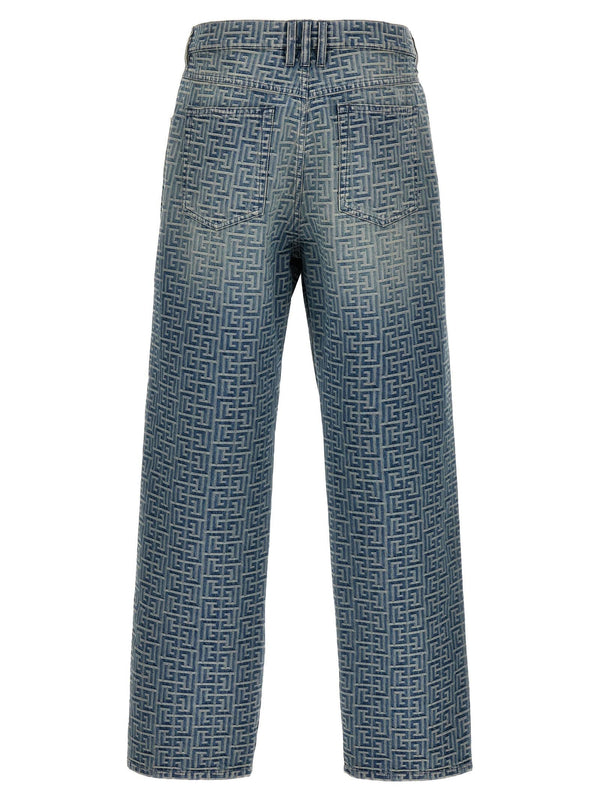 Balmain monogram Jeans - Men - Piano Luigi