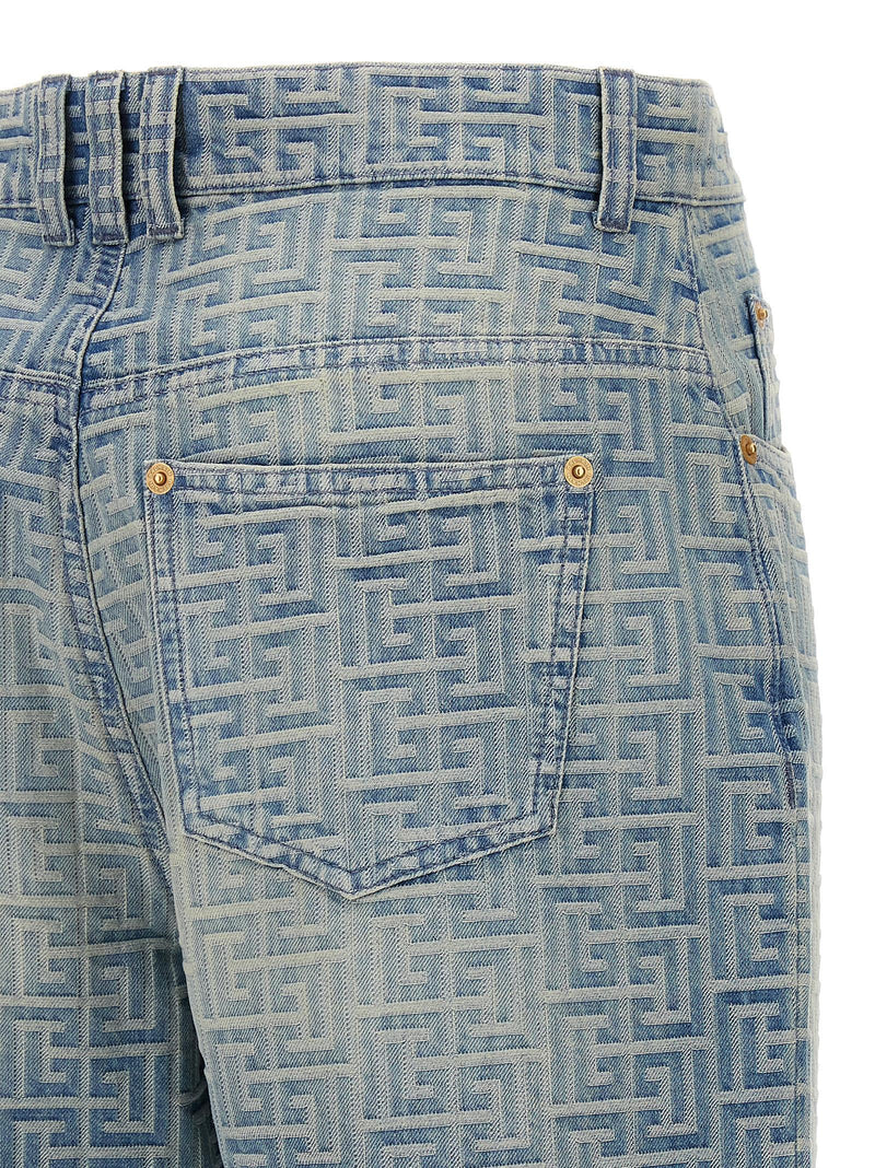 Balmain monogram Jeans - Women - Piano Luigi