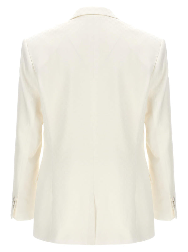 Balmain monogramma Double-breasted Blazer - Men - Piano Luigi