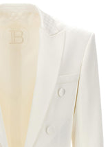 Balmain monogramma Double-breasted Blazer - Men - Piano Luigi