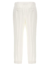 Balmain monogramma Satin Pants - Men - Piano Luigi