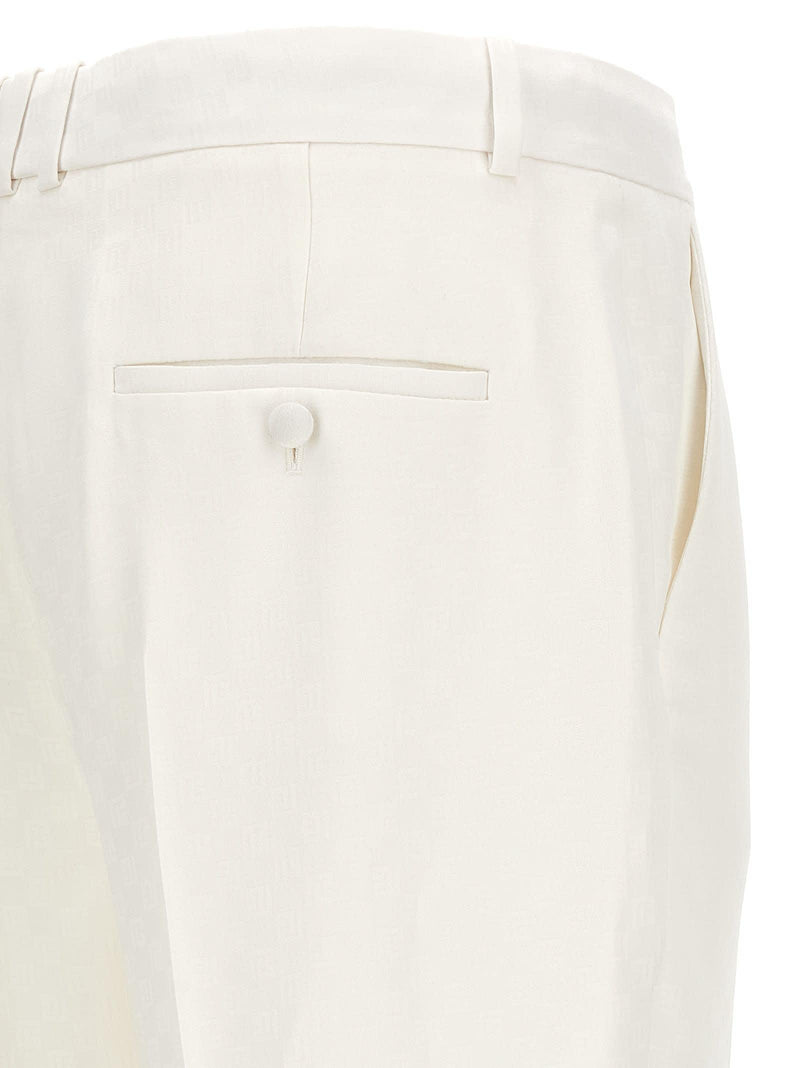 Balmain monogramma Satin Pants - Men - Piano Luigi