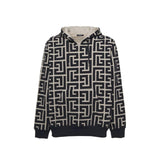 Balmain Monogrammed Hooded Sweatshirt - Men - Piano Luigi