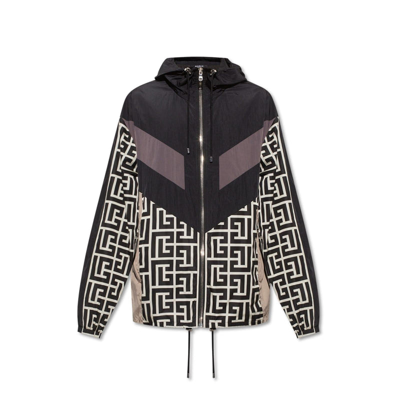 Balmain Nylon Monogram Jacket - Men - Piano Luigi