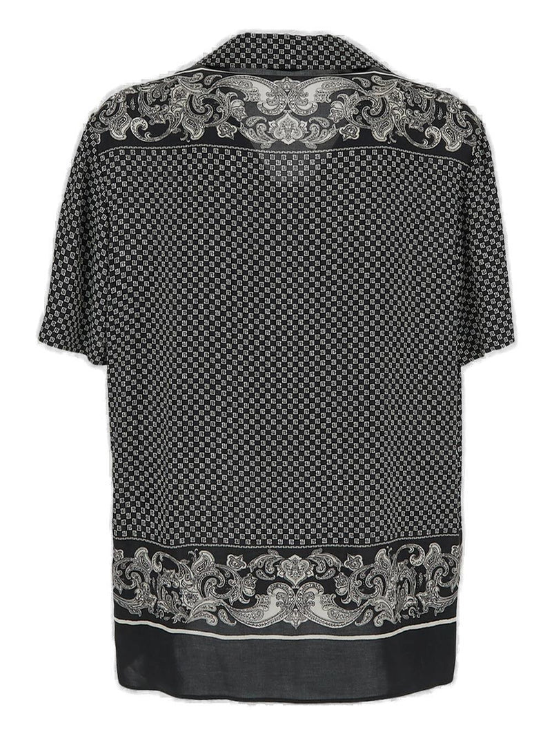 Balmain Paisley Printed Short-sleeved Shirt - Men - Piano Luigi