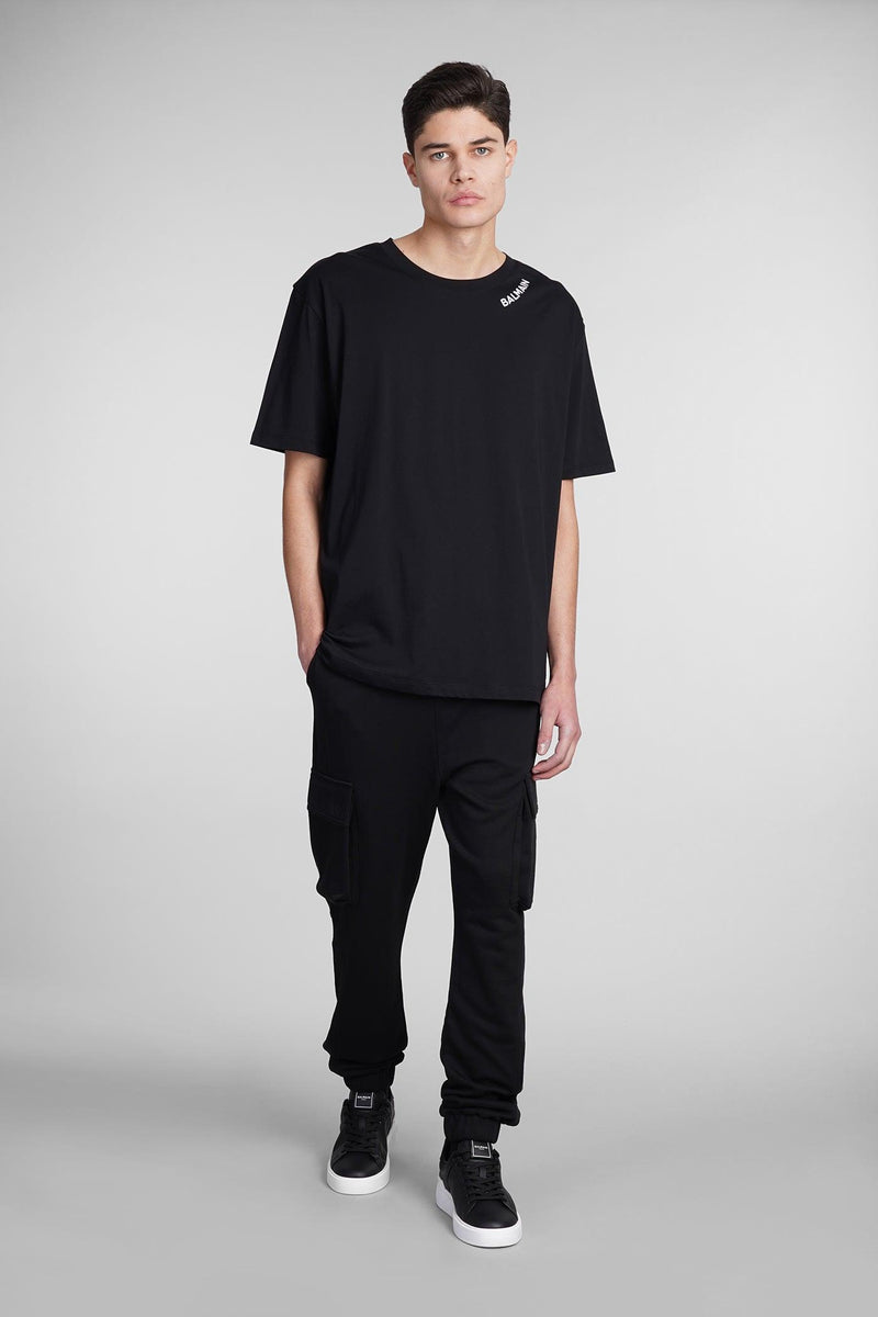 Balmain Pants In Black Cotton - Men - Piano Luigi