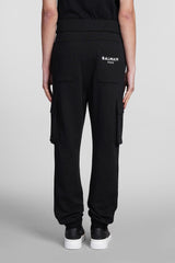 Balmain Pants In Black Cotton - Men - Piano Luigi