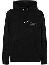 Balmain Pierre Label Hoodie - Men - Piano Luigi