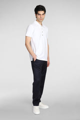 Balmain Polo In White Cotton - Men - Piano Luigi