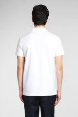 Balmain Polo In White Cotton - Men - Piano Luigi