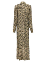 Balmain Python Pattern Shirt Dress - Women - Piano Luigi