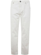 Balmain Regular Denim Pants White Wash - Men - Piano Luigi