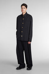 Balmain Shirt In Black Cotton - Men - Piano Luigi