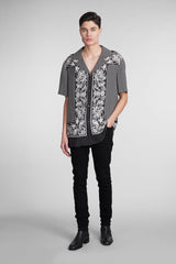 Balmain Shirt In Black Viscose - Men - Piano Luigi