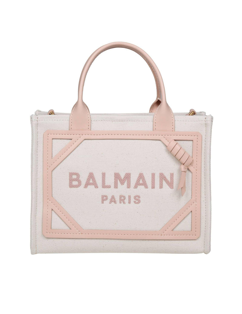 Balmain Shopper B-army In Canvas Con Logo - Women - Piano Luigi