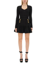 Balmain Short Knit Dress - Women - Piano Luigi