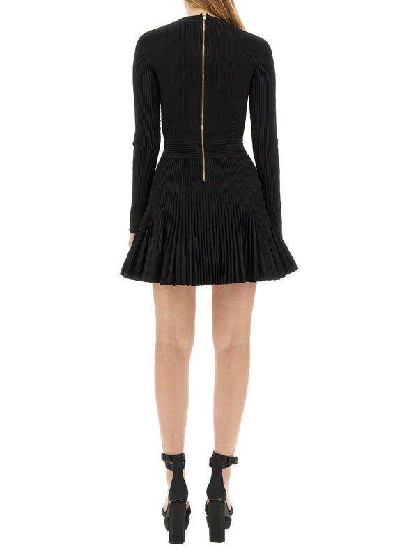 Balmain Short Knit Dress - Women - Piano Luigi