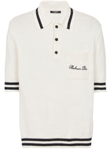 Balmain Signature Cotton Polo - Men - Piano Luigi