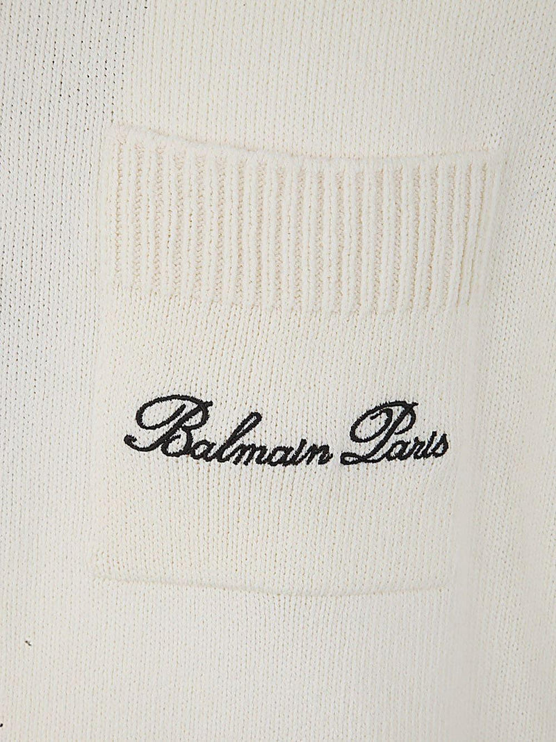 Balmain Signature Cotton Polo - Men - Piano Luigi