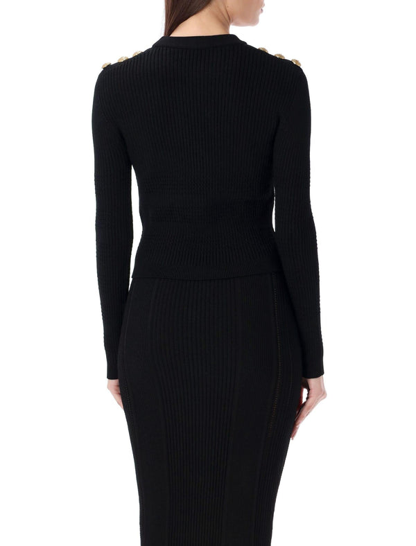 Balmain Signature Knit Jumper - Women - Piano Luigi