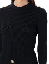 Balmain Signature Knit Jumper - Women - Piano Luigi