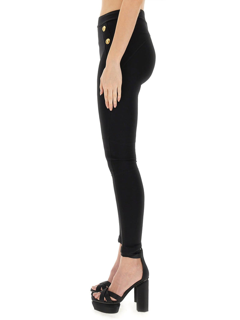 Balmain Six-button Leggings - Women - Piano Luigi